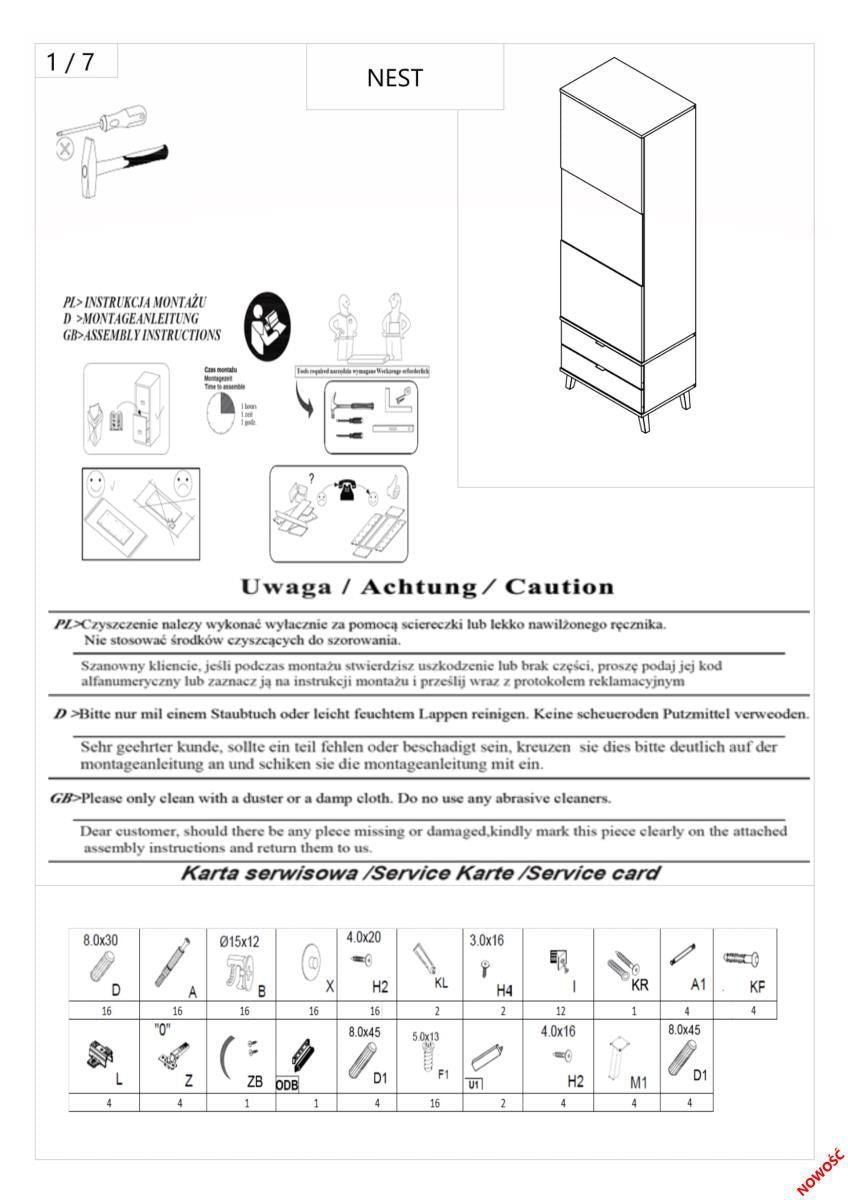 Display Cabinet East Rimini | size: Width: 60cm, Height: 192cm, Depth: 45cm | color: Black/Oak | image: 0 | variant: 1006655