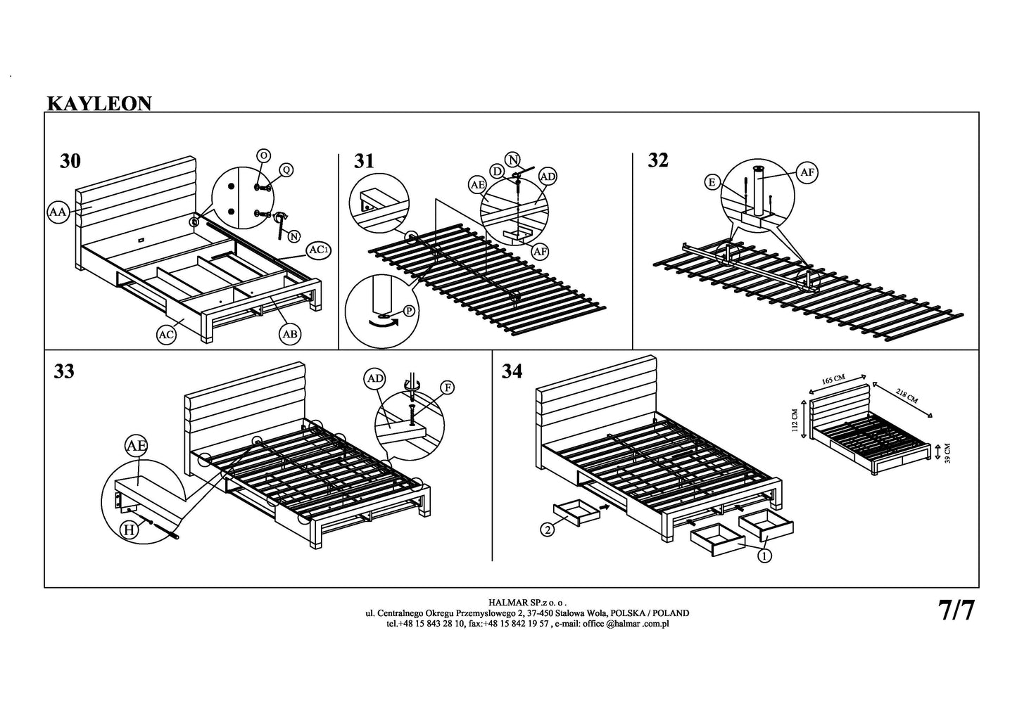 Double Bed East Beijing | size: Length: 217cm, Width: 165cm, Height: 111cm | color: Beige | image: 9 | variant: 1006695