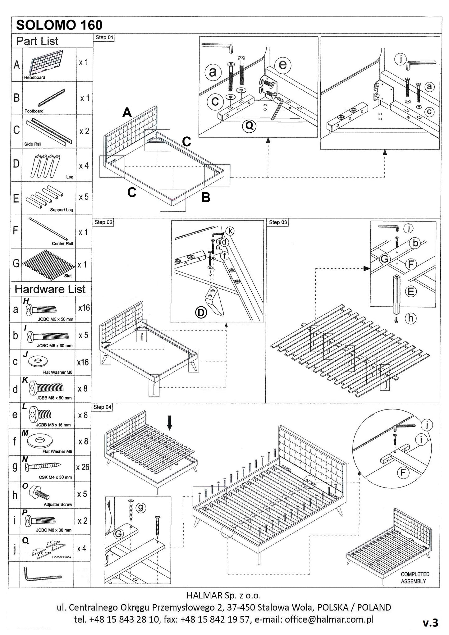 Double Bed East Fermo | size: Length: 209cm, Width: 166cm, Height: 106cm | color: Beige/Walnut | image: 6 | variant: 1006682