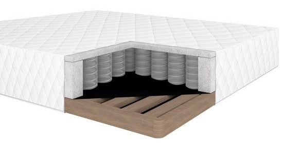 Double Bed East Helsingborg | size: Length: 209cm, Width: 162cm, Height: 110cm | color: Gray | image: 6 | variant: 1005820