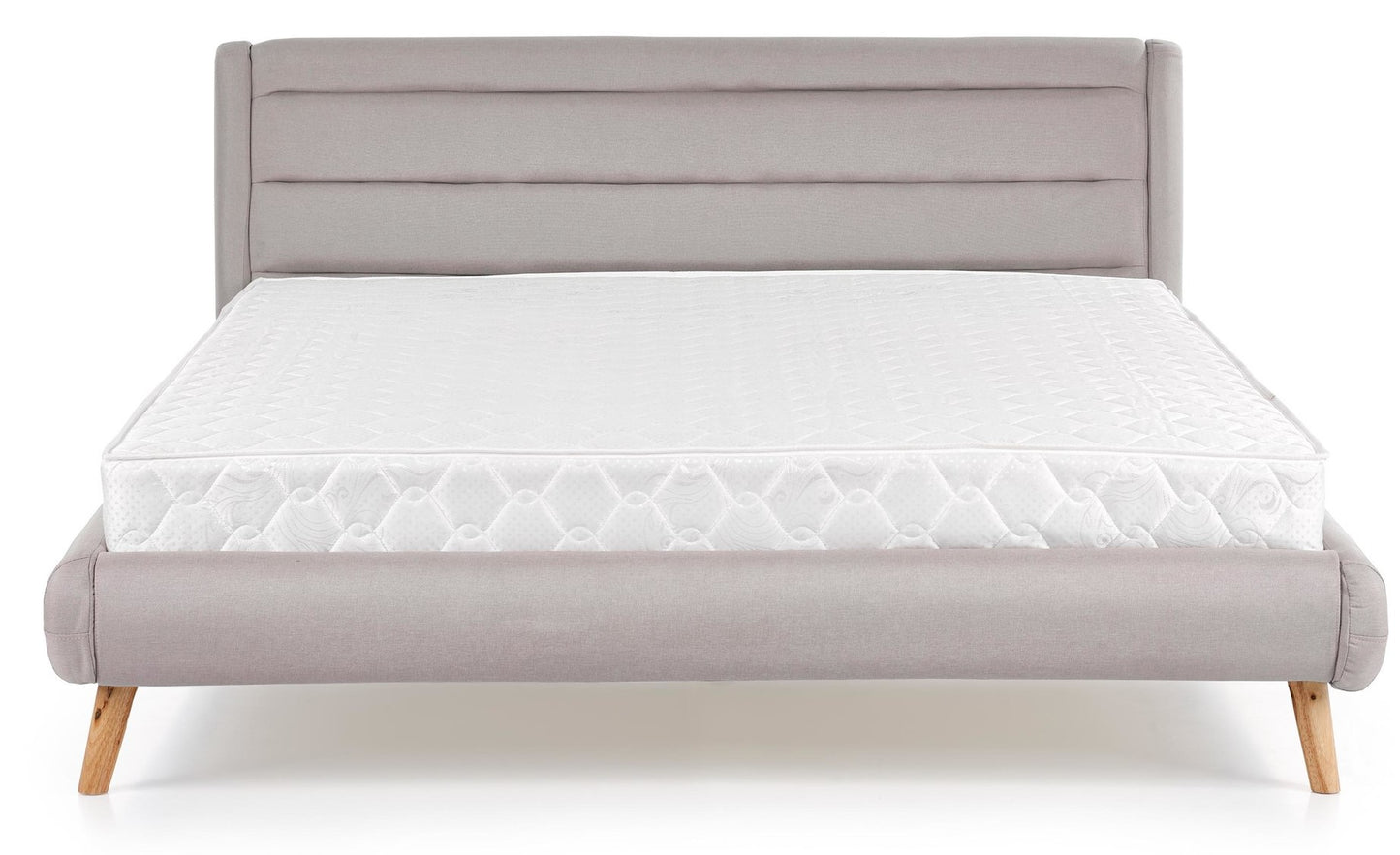 Double Bed East Imperia | size: Length: 232cm, Width: 179cm, Height: 86cm | color: Gray | image: 3 | variant: 1006673