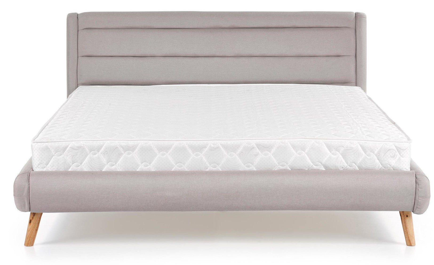 Double Bed East Imperia | size: Length: 232cm, Width: 179cm, Height: 86cm | color: Gray | image: 3 | variant: 1006673