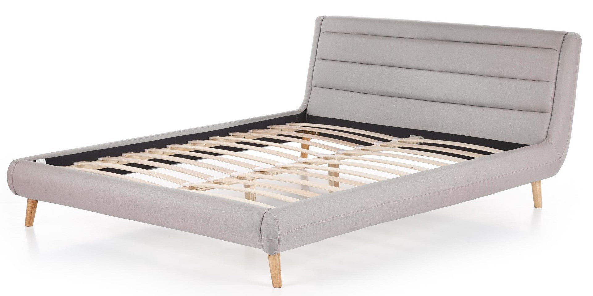 Double Bed East Imperia | size: Length: 232cm, Width: 179cm, Height: 86cm | color: Gray | image: 5 | variant: 1006673