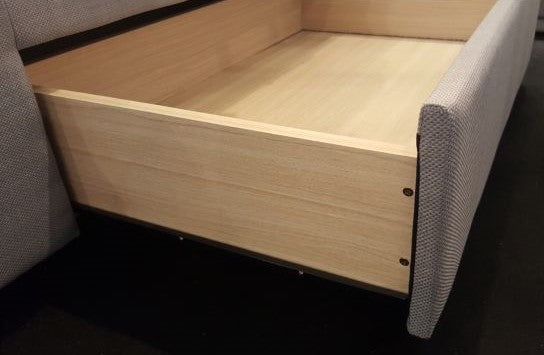 Double Bed East Marlow | size: Length: 215cm, Width: 164.5cm, Height: 110cm | color: Beige | image: 6 | variant: 1005007