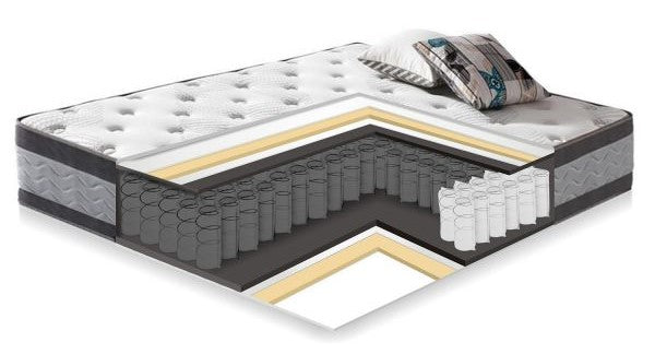 Double Bed East Towcester | size: Length: 211cm, Width: 167cm, Height: 91cm | color: Brown | image: 4 | variant: 1005864