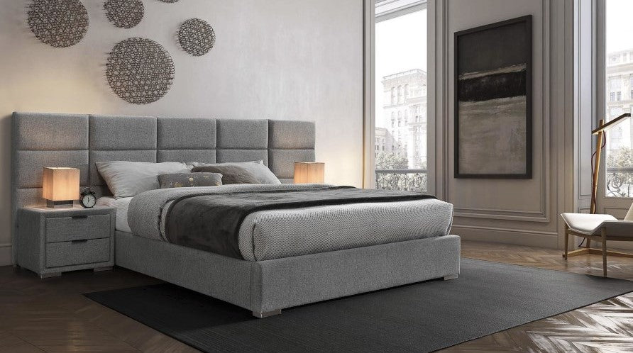 Double Bed Levanter 1 | size: Length: 214cm, Width: 267cm, Height: 108cm | color: Gray | image: 1 | variant: 1012323