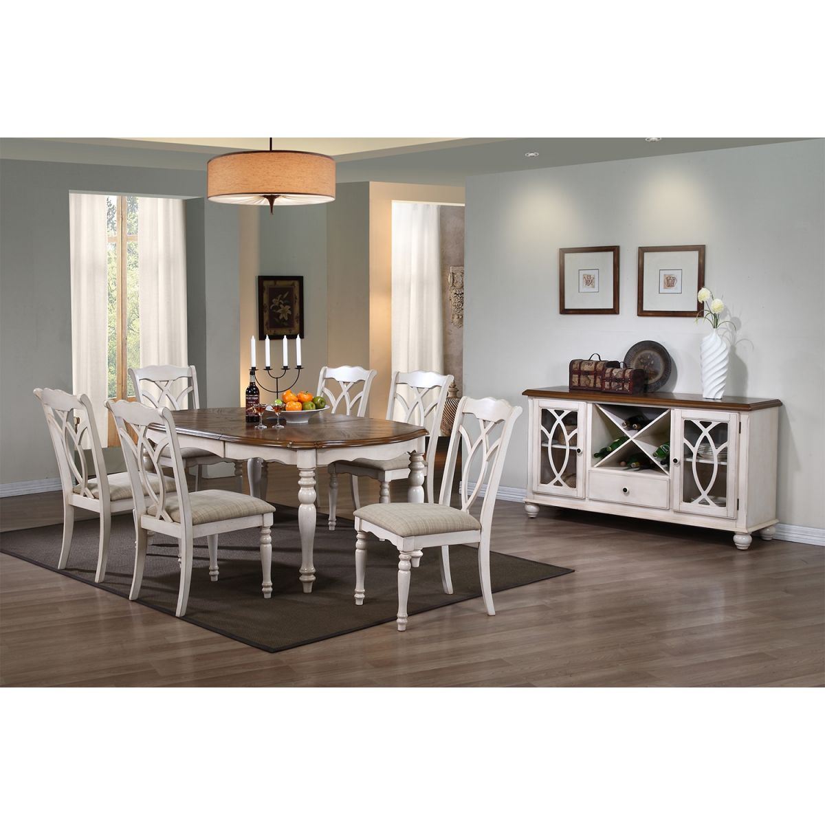 Dresser East Bicester | size: Width: 152cm, Height: 84cm, Depth: 46cm | color: Natural | image: 3 | variant: 1004956