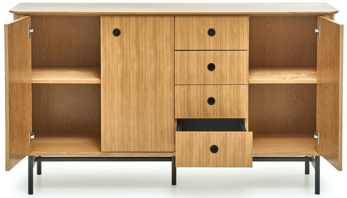 Dresser East Brackley | size: Length: 44cm, Width: 167cm, Height: 93cm | color: Oak | image: 3 | variant: 1007549