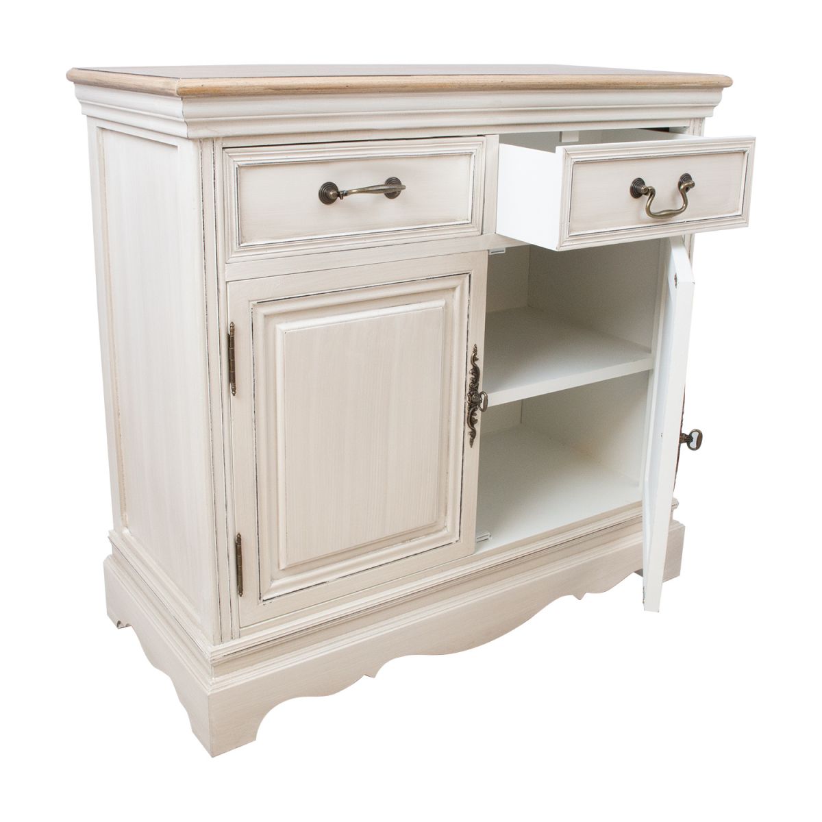 Dresser East Framlingham | size: Width: 85cm, Height: 82cm, Depth: 39cm | color: Beige | image: 2 | variant: 1005412