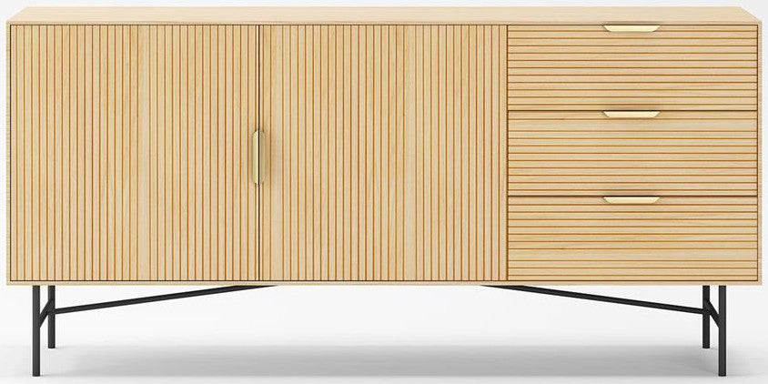 Dresser East Panevezys | size: Length: 40cm, Width: 160cm, Height: 75cm | color: Oak | image: 2 | variant: 1006336