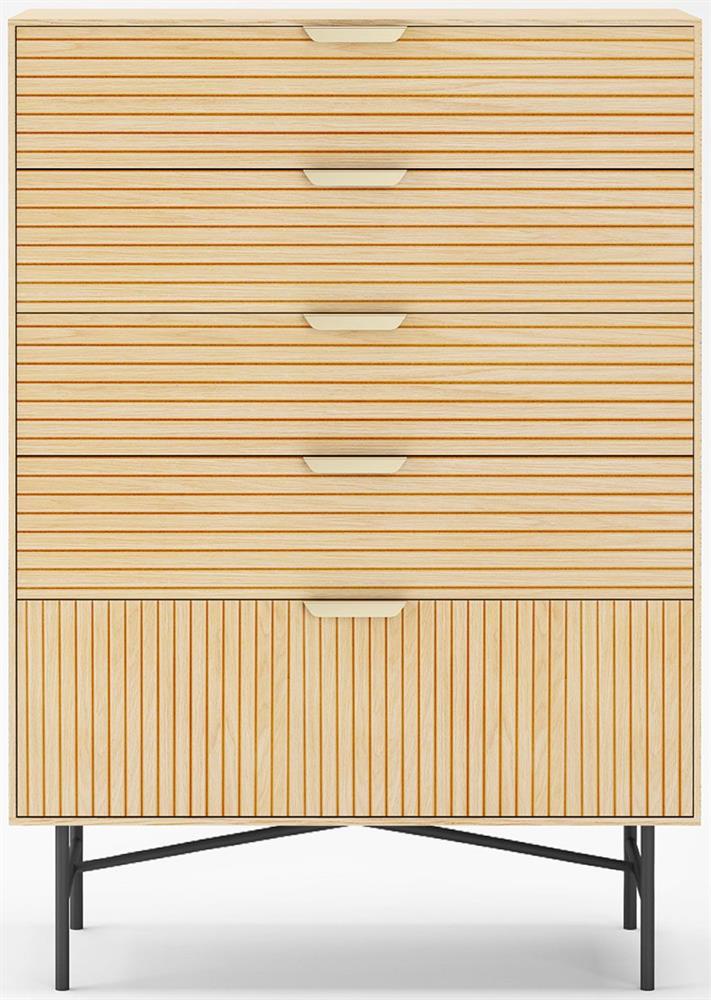 Dresser East Panevezys | size: Length: 40cm, Width: 80cm, Height: 114cm | color: Oak | image: 2 | variant: 1006334