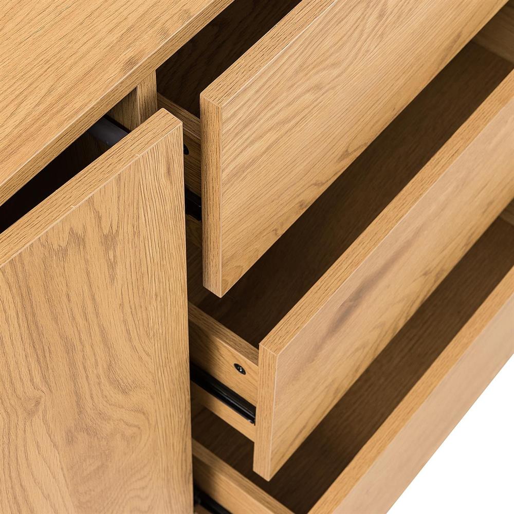 Dresser East Rennes | size: Length: 40cm, Width: 160cm, Height: 80cm | color: Oak | image: 7 | variant: 1006339