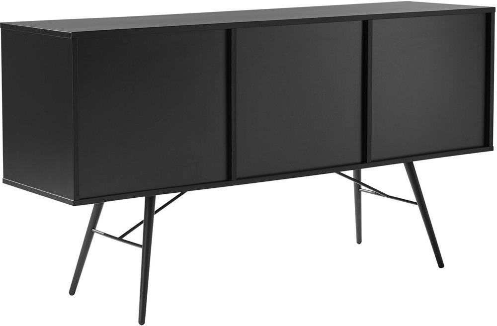 Dresser East Vatican | size: Length: 40cm, Width: 150cm, Height: 80cm | color: Black | image: 8 | variant: 1006327