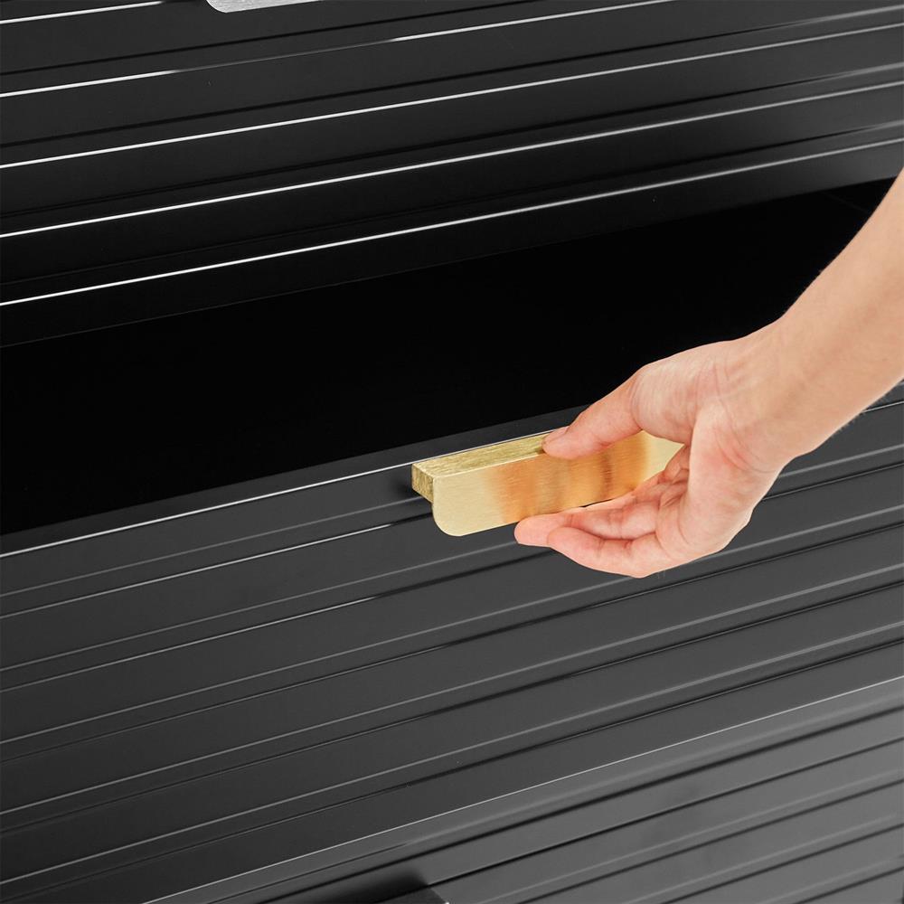 Dresser East Vatican | size: Length: 40cm, Width: 80cm, Height: 90cm | color: Black | image: 6 | variant: 1006331