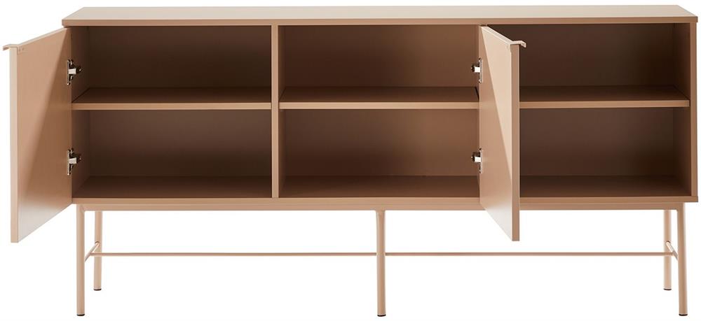 Dresser Milton | size: Length: 40cm, Width: 158cm, Height: 75cm | color: Beige | image: 4 | variant: 1006333