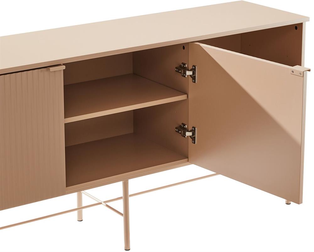 Dresser Milton | size: Length: 40cm, Width: 158cm, Height: 75cm | color: Beige | image: 5 | variant: 1006333