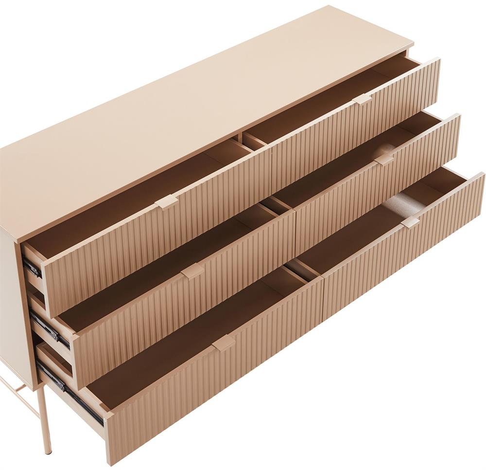 Dresser Milton | size: Length: 40cm, Width: 158cm, Height: 83cm | color: Beige | image: 8 | variant: 1006326