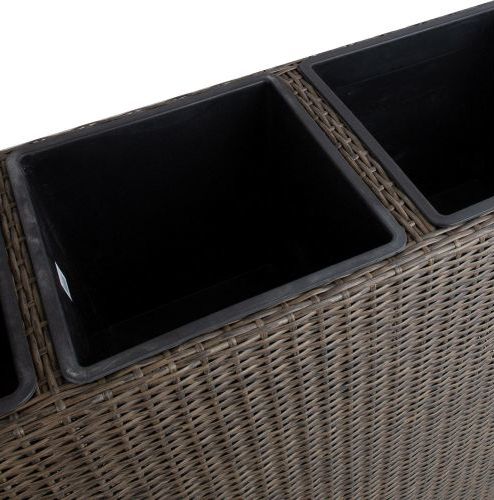 Flower Box Didcot | size: Length: 110cm, Width: 39cm, Height: 88cm | color: Brown | image: 2 | variant: 1005595