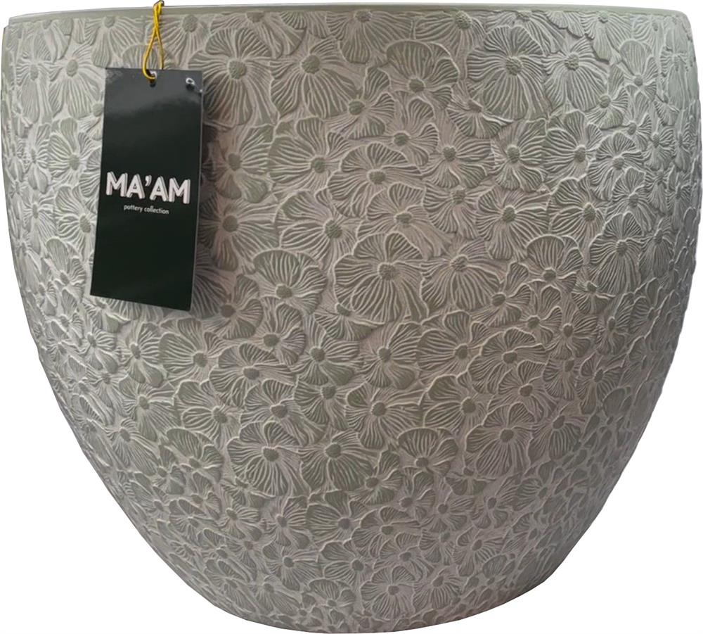 Flower Pot Brackley | size: Length: 55cm, Width: 55cm, Height: 43.5cm | color: Gray | image: 1 | variant: 1000495