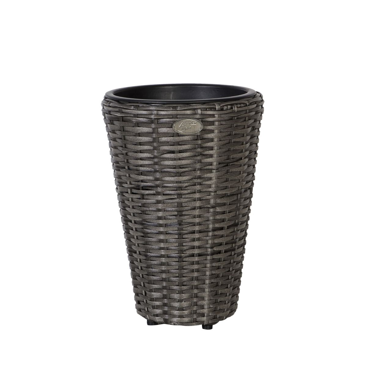 Flower Pot Didcot | size: Length: 28cm, Width: 28cm, Height: 40cm | color: Gray | image: 1 | variant: 1000521
