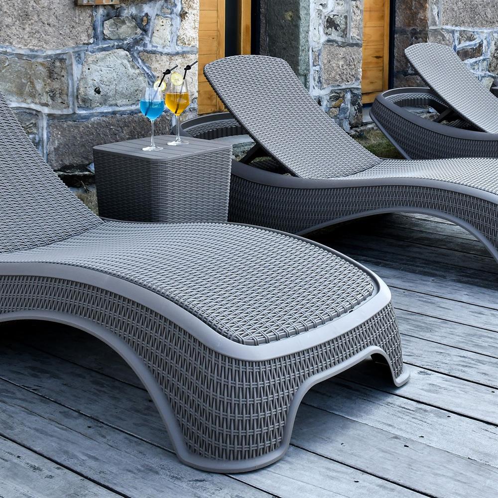 Garden Box East Santiago | size: Length: 39cm, Width: 39cm, Height: 42cm | color: Gray | image: 8 | variant: 1006227