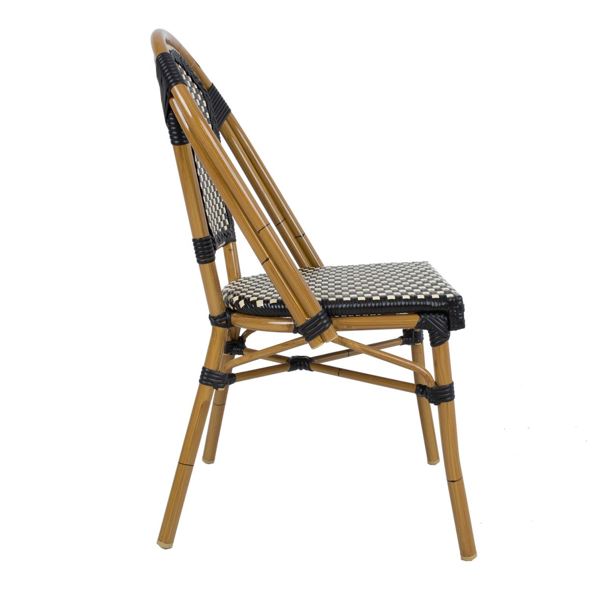 Garden Chair East Carlisle | size: Width: 47cm, Height: 88cm | color: Black | image: 3 | variant: 1005175