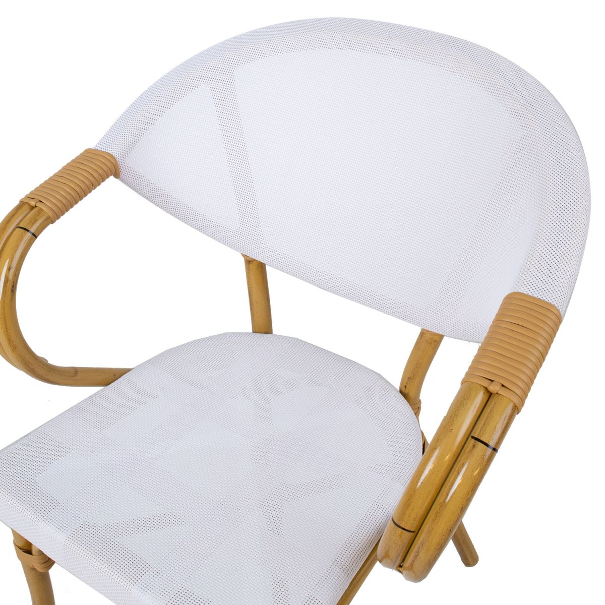 Garden Chair East Carlisle | size: Width: 57cm, Height: 83cm | color: White | image: 5 | variant: 1005177