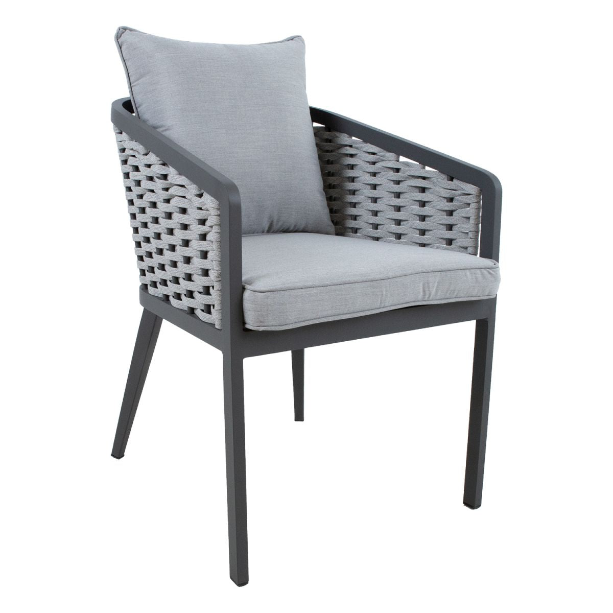 Garden Chair East Newbury | size: Width: 55cm, Height: 76cm | color: Gray | image: 1 | variant: 1005181