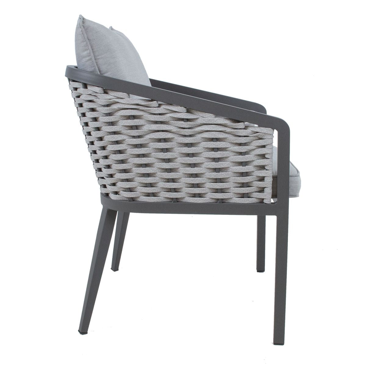 Garden Chair East Newbury | size: Width: 55cm, Height: 76cm | color: Gray | image: 4 | variant: 1005181