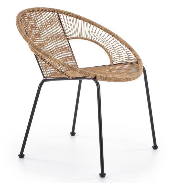 Garden Chair East Novara | size: Width: 69cm, Height: 74cm | color: Brown | image: 1 | variant: 1006581