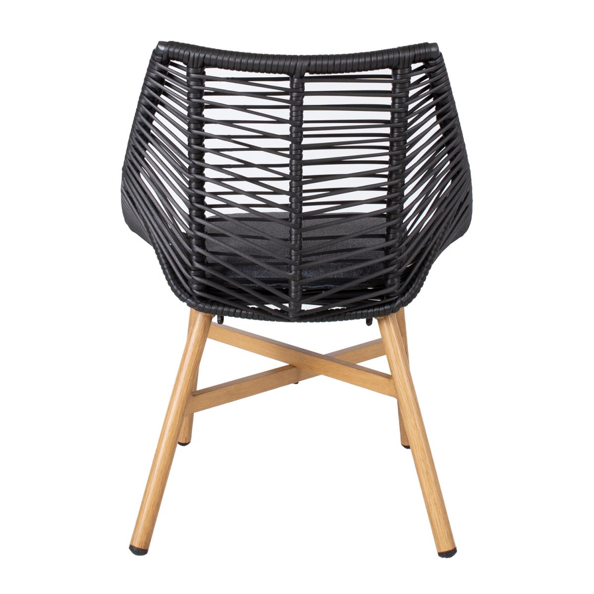 Garden Chair East Perth | size: Width: 64cm, Height: 84cm | color: Black | image: 5 | variant: 1005180