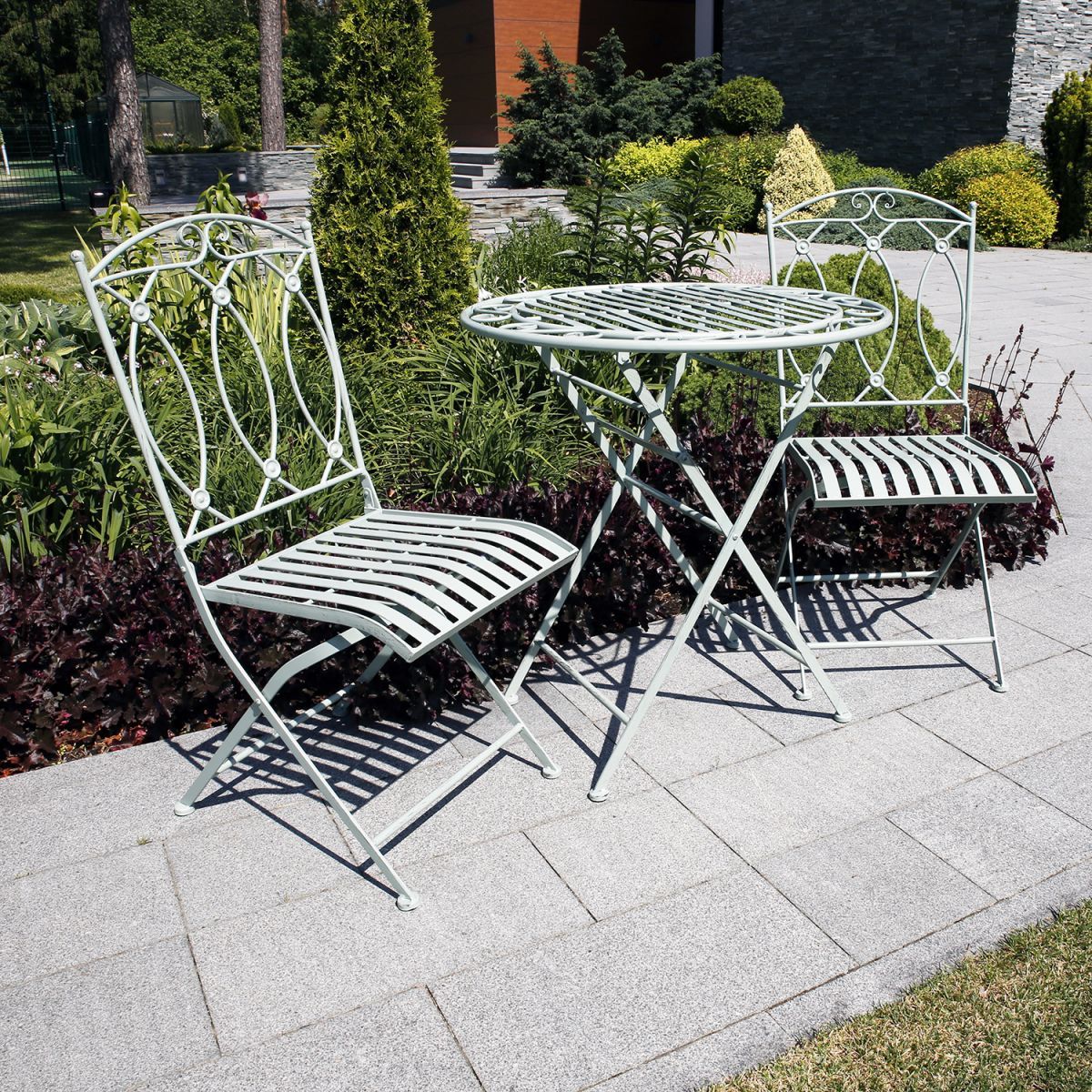 Garden Chair East Salisbury | size: Width: 42cm, Height: 90cm | color: Green | image: 6 | variant: 1004776