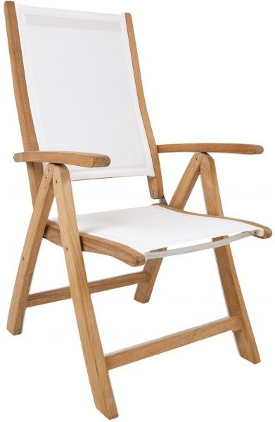 Garden Chair East St Davids | color: White/Brown | image: 1 | variant: 1005600