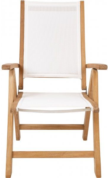 Garden Chair East St Davids | color: White/Brown | image: 2 | variant: 1005600
