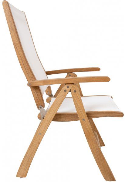 Garden Chair East St Davids | color: White/Brown | image: 4 | variant: 1005600