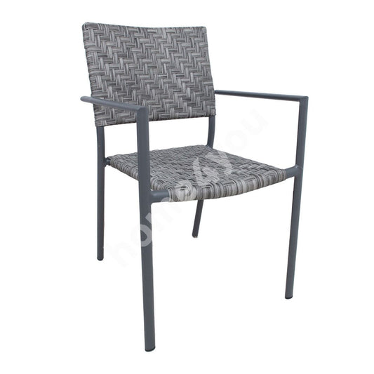 Garden Chair East Turin | size: Width: 54cm, Height: 86cm, Depth: 58cm | color: Gray | image: 1 | variant: 1005723