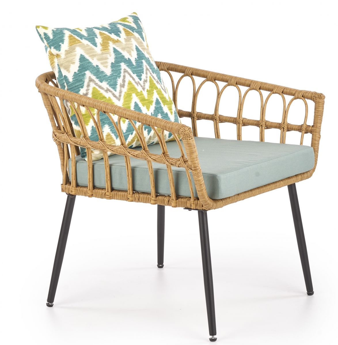Garden Chair East Varese | size: Width: 70cm, Height: 71cm | color: Brown | image: 1 | variant: 1006585