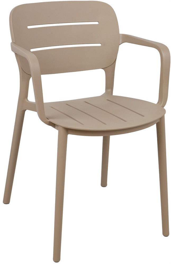 Garden Chair Hungerford | size: Width: 53cm, Height: 78.5cm, Depth: 55cm | color: Beige | image: 1 | variant: 1000624