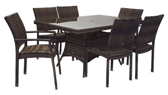 Garden Furniture Set Didcot | color: Brown | image: 1 | variant: 1004828