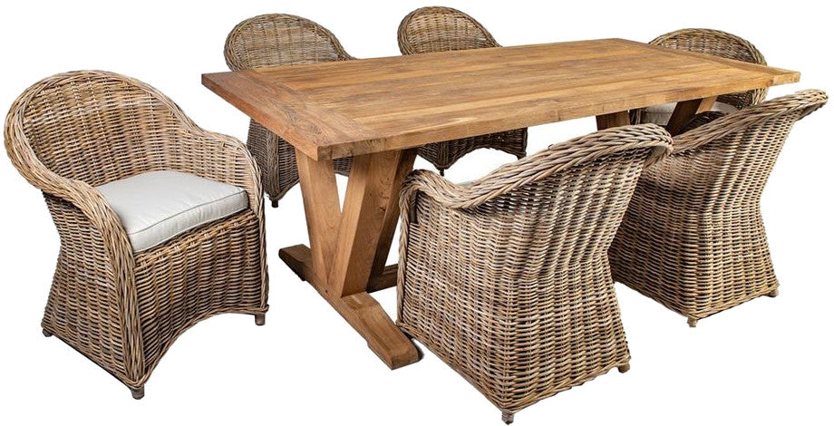 Garden Furniture Set East Amman | color: Brown/Oak | image: 1 | variant: 1006228