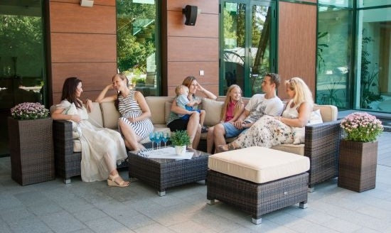 Garden Furniture Set East Ballater | color: Brown | image: 6 | variant: 1004839