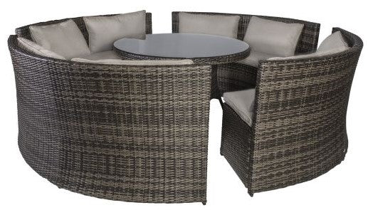 Garden Furniture Set East Berwick | color: Brown | image: 2 | variant: 1004847