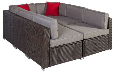 Garden Furniture Set East Bracknell | color: Brown | image: 3 | variant: 1005146