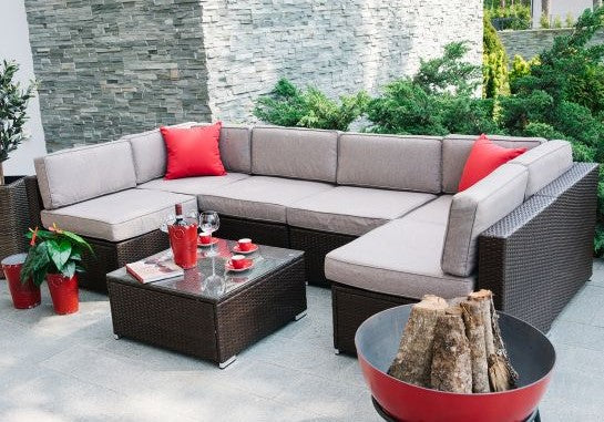 Garden Furniture Set East Bracknell | color: Brown | image: 5 | variant: 1005146