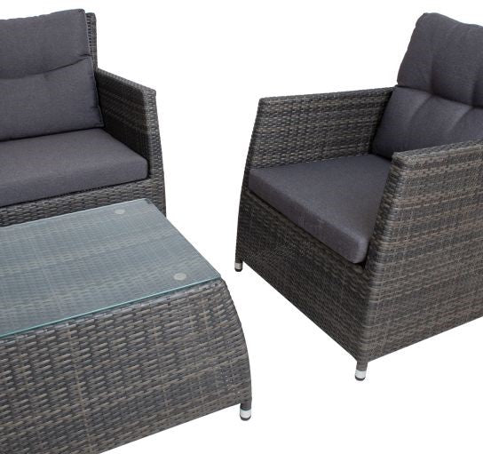 Garden Furniture Set East Denbigh | color: Brown/Grey | image: 3 | variant: 1005554