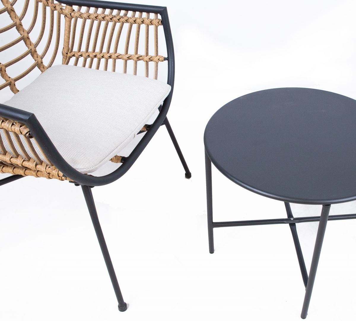 Garden Furniture Set East Ebbw Vale | color: Brown/Black | image: 3 | variant: 1005643