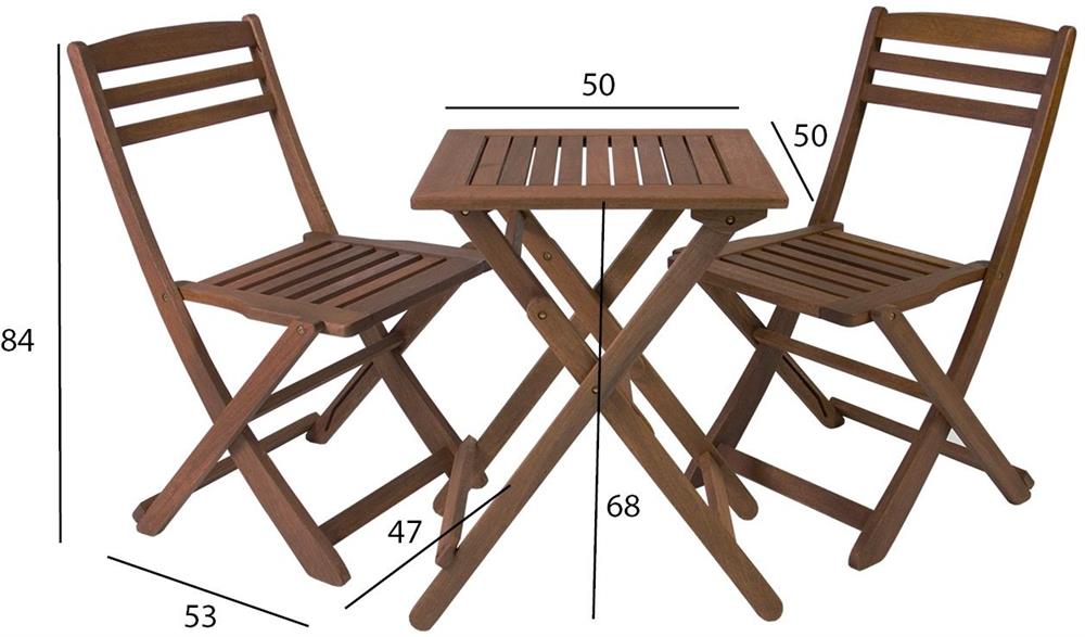 Garden Furniture Set East Lincoln | color: Brown | image: 2 | variant: 1006243
