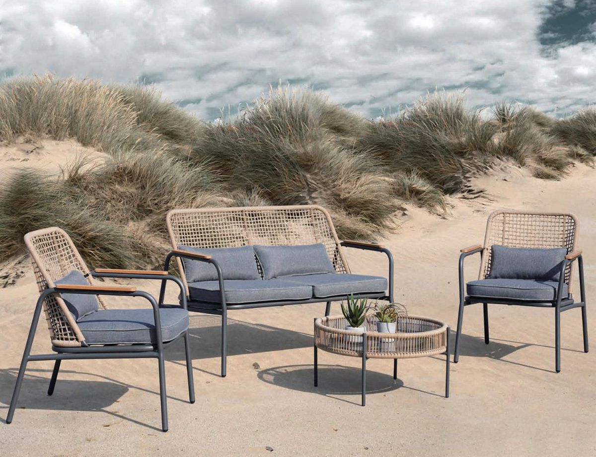 Garden Furniture Set East Merthyr Tydfil | color: Brown/Grey | image: 4 | variant: 1005646