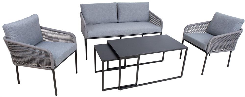 Garden Furniture Set East Warsaw | color: Black/Grey | image: 1 | variant: 1006049
