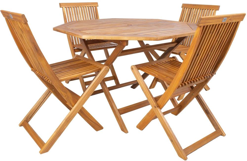 Garden Furniture Set Finlay 6 | color: Oak | image: 1 | variant: 1017562